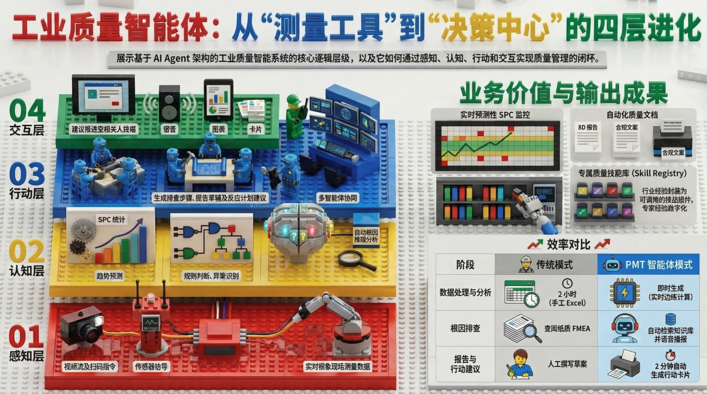 工业质量智能体：从测量工具到决策中心的四层进化